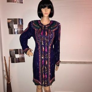 Vintage sequins dress